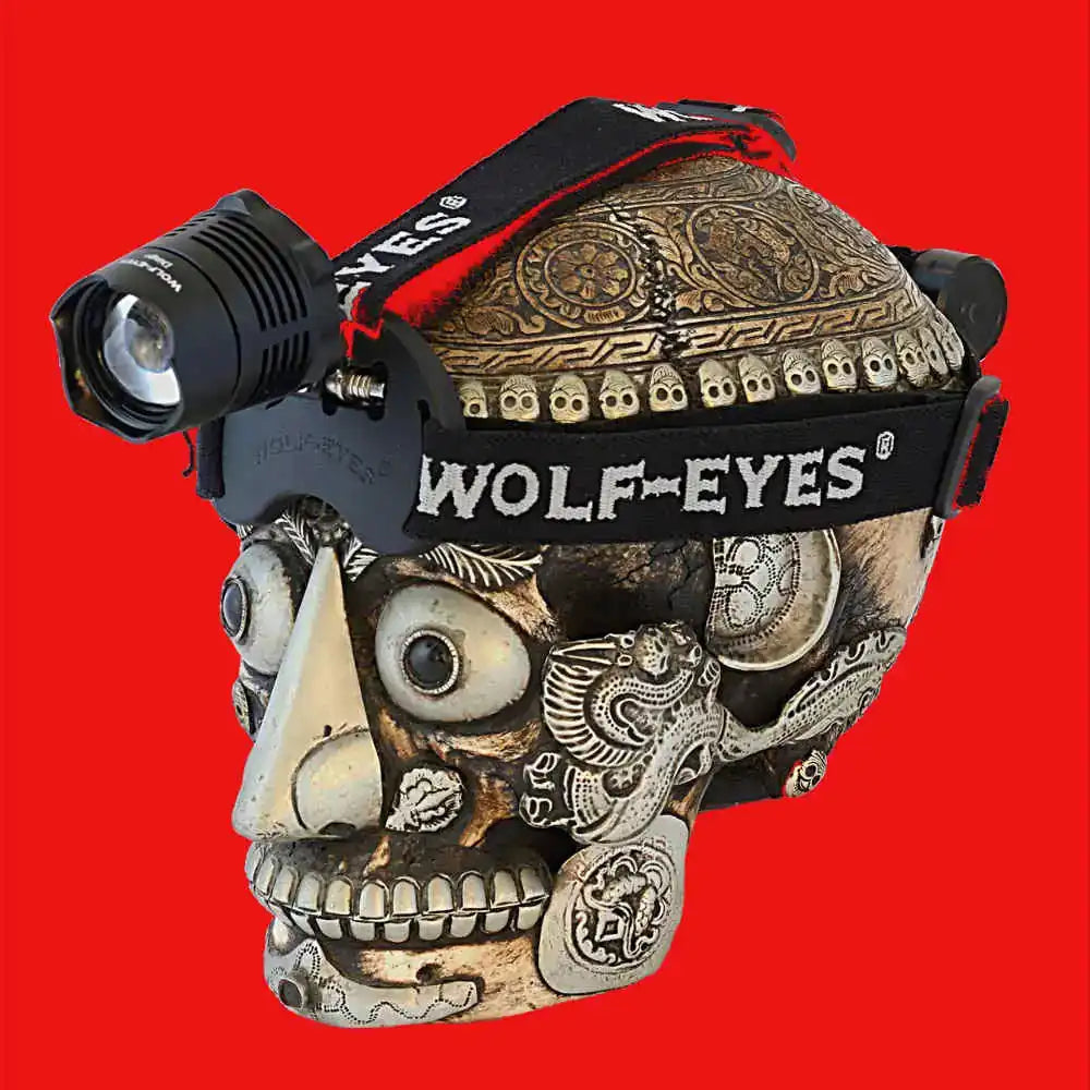 Dingo21 RED LED headlamp rechargeable