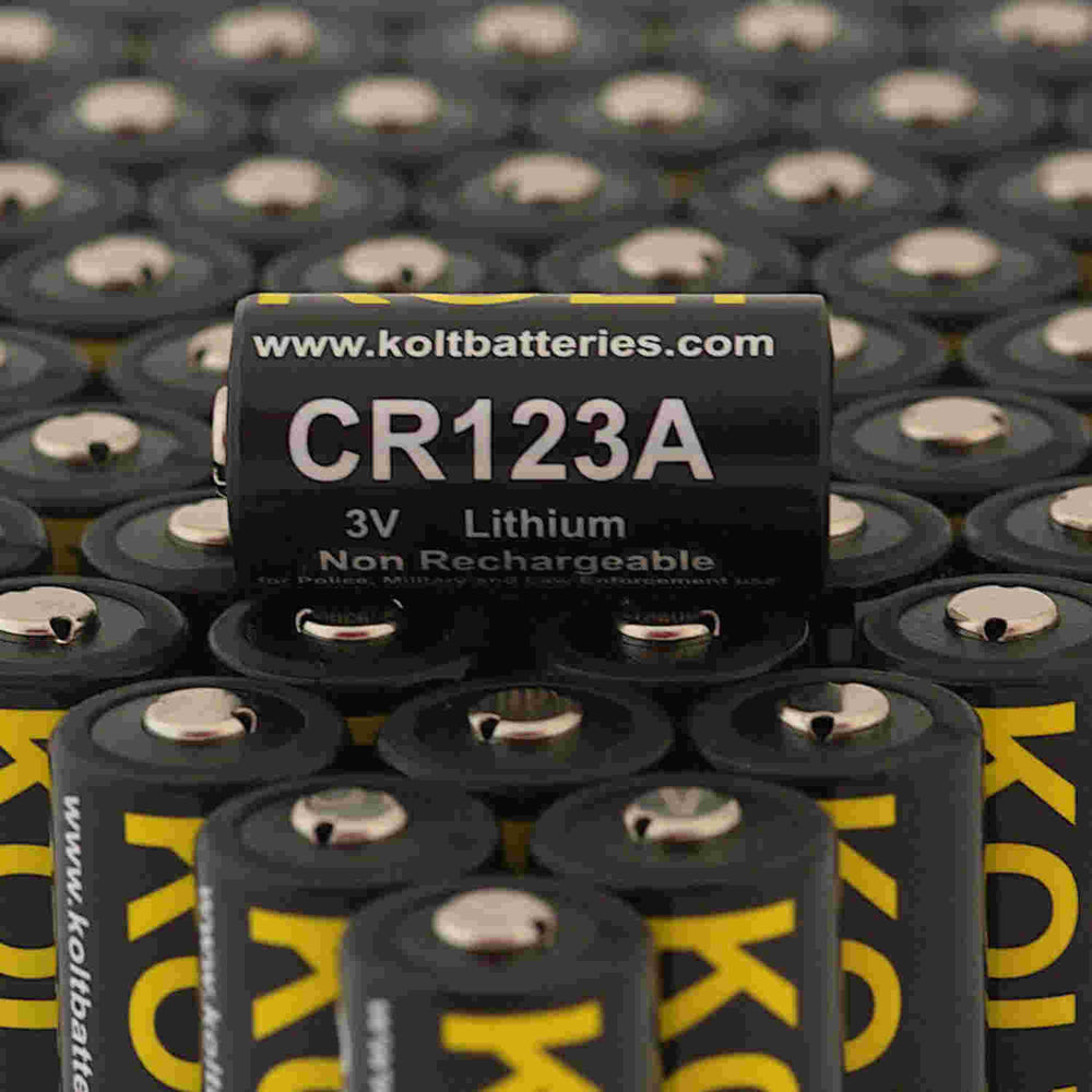 Kolt CR123A Lithium 3V Battery CR123A, CR123, CR17345, DL123A, EL123A, 123, 6135-99-851-1379, VL123A, SF123, 5018LC, primary battery Australia