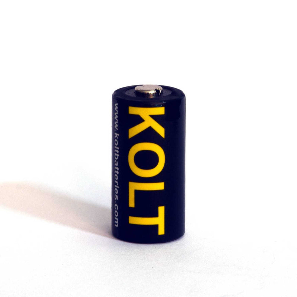 Kolt CR123A Lithium 3V Battery CR123A, CR123, CR17345, DL123A, EL123A, 123, 6135-99-851-1379, photography batteries