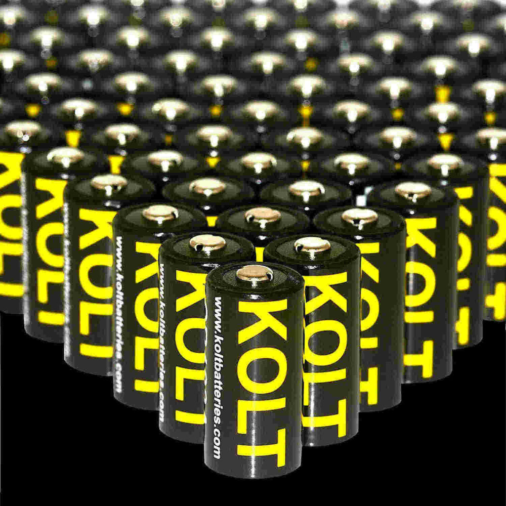 Kolt CR123A Lithium 3V Battery CR123A, CR123, CR17345, DL123A, EL123A, 123, 6135-99-851-1379, VL123A, SF123, 5018LC, single use battery Australia