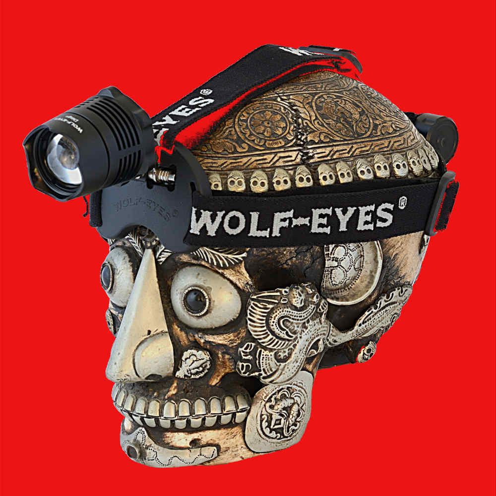 Dingo RED LED headlamps Rechargeable