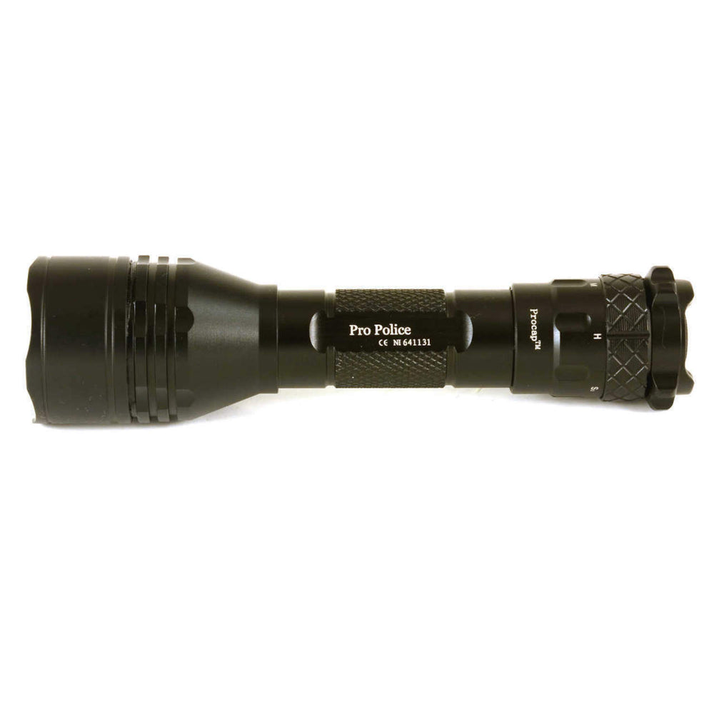 Wolf Eyes Pro Police Ultra LED Rechargeable Torch for observing animals at night