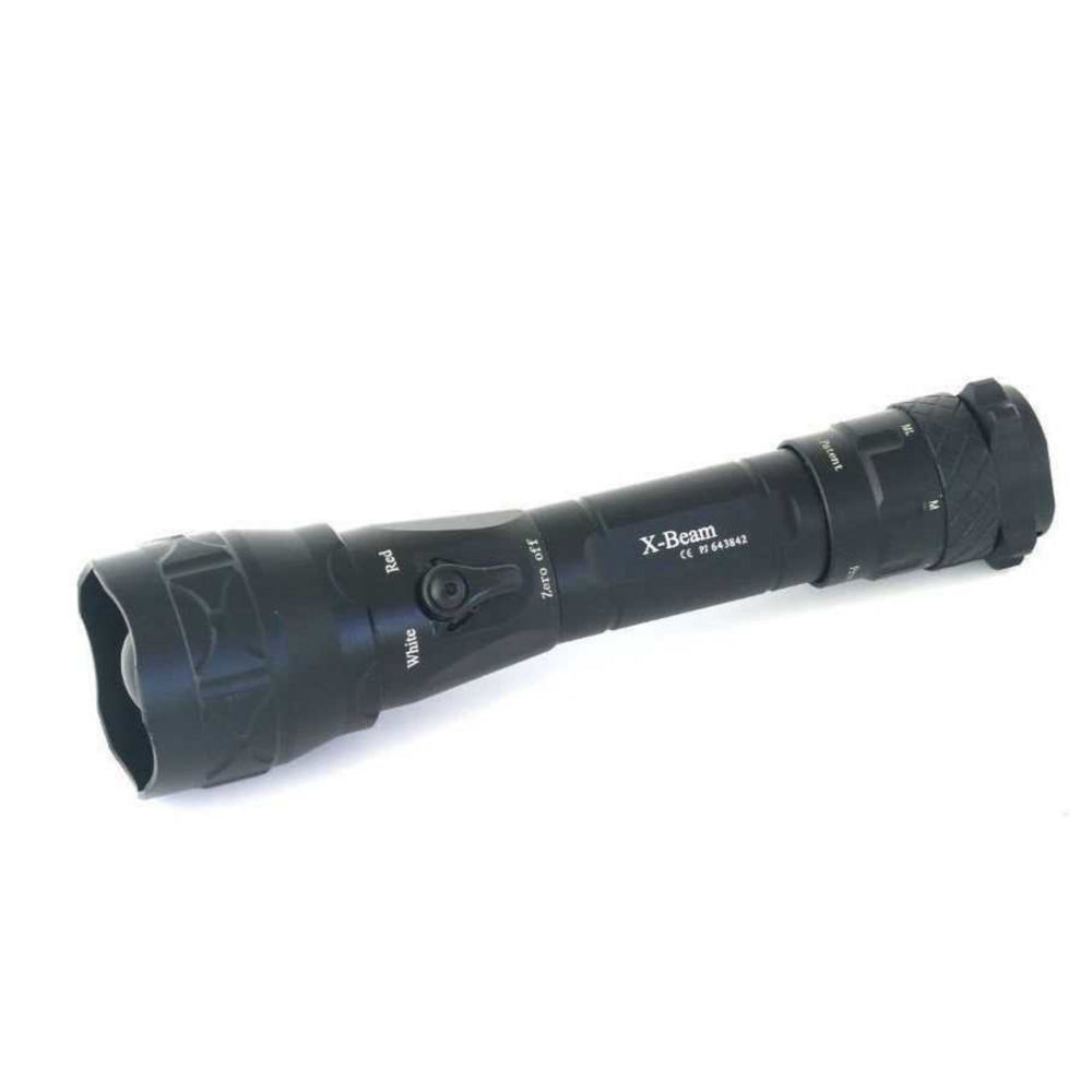 Wolf Eyes X-Beam Green LED Rechargeable Green/White Torch providing less disruptive light for viewing birds and animals
