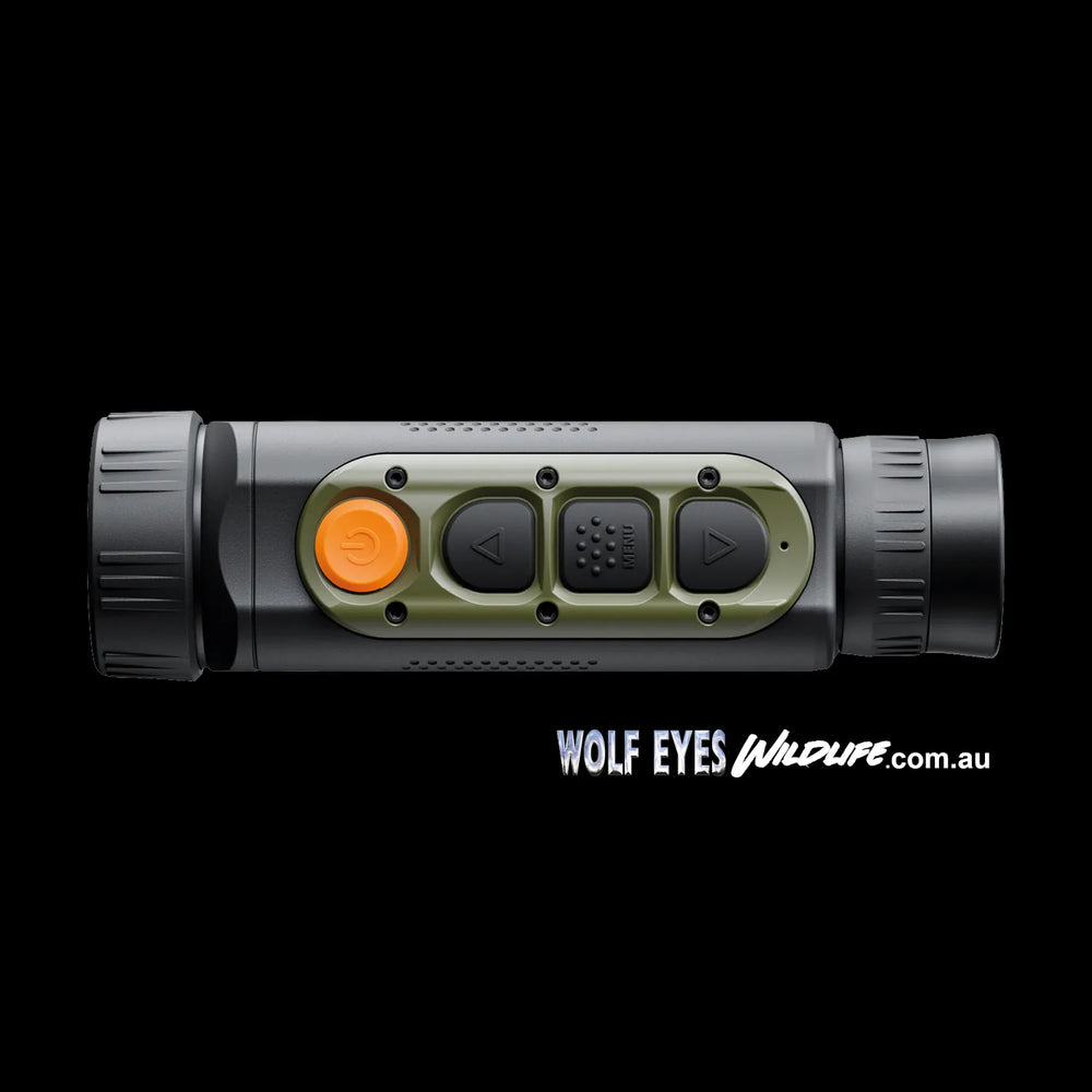 Pulsar wildlife alaris xq30 thermal monoculars wildlife photography birdwatching animal observation control buttons