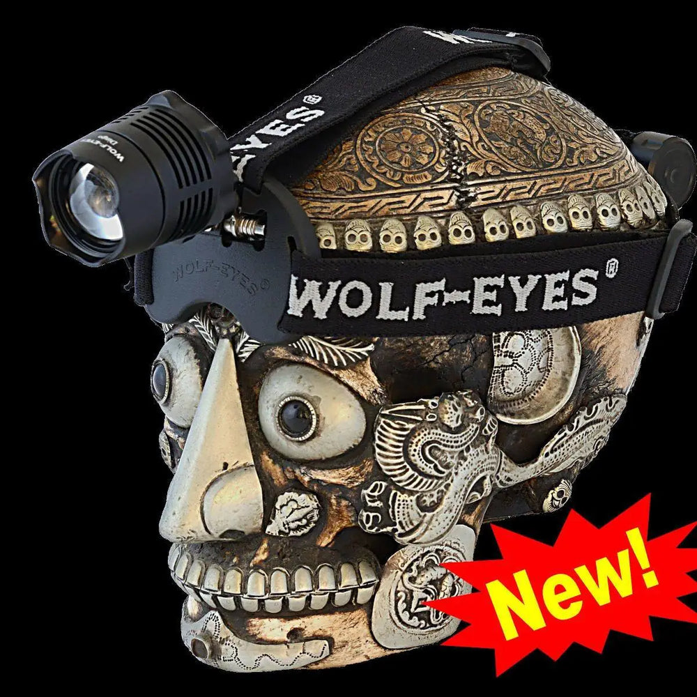 Dingo21 LED headlamps rechargeable long throw adjustable